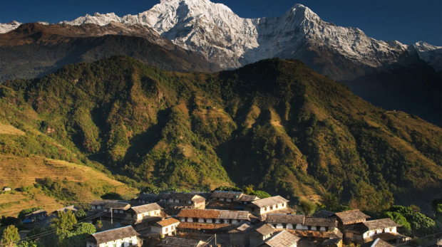 Annapurna-massif-village-Nepal